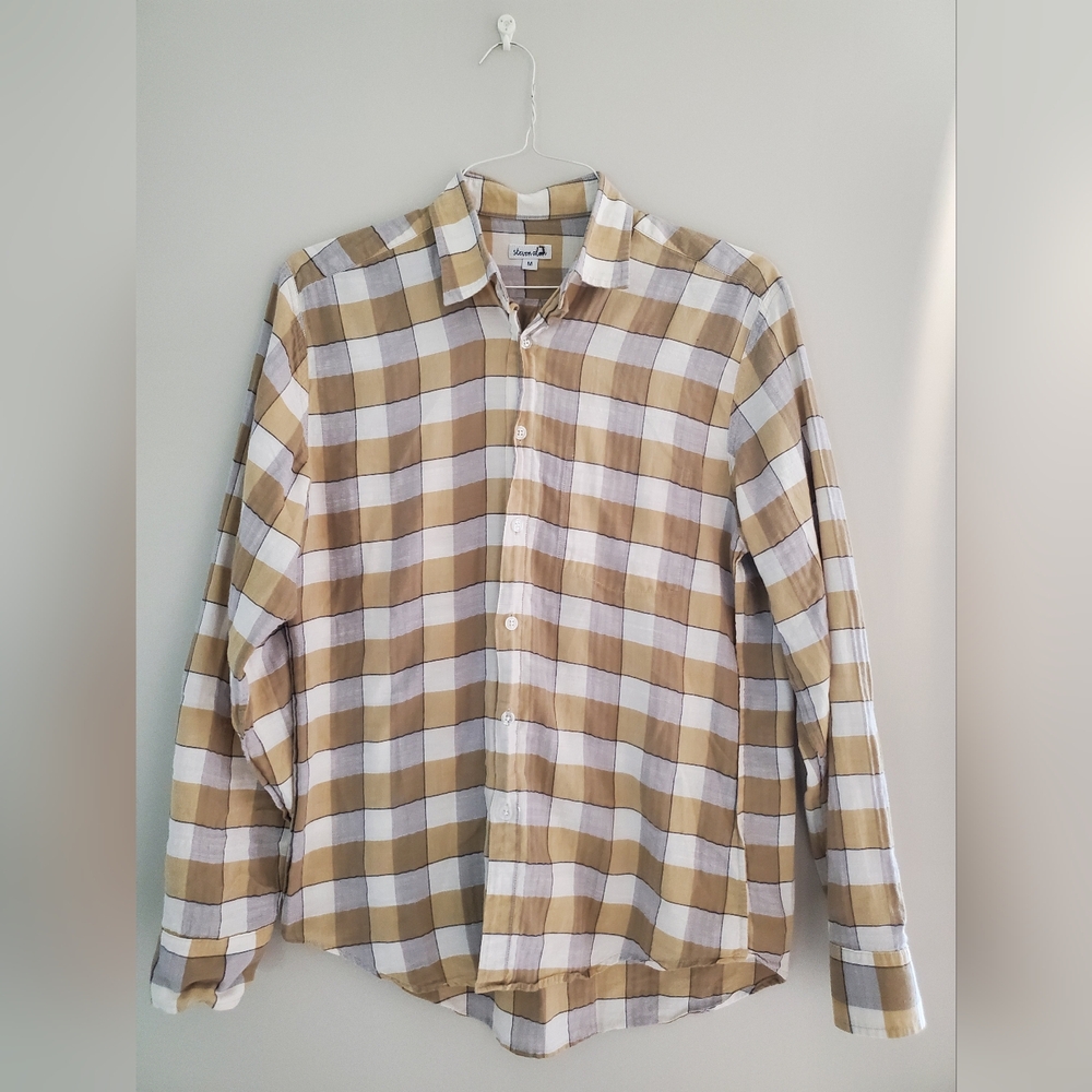 Steven Alan Checkered Button Down Shirt Medium MiUSA
